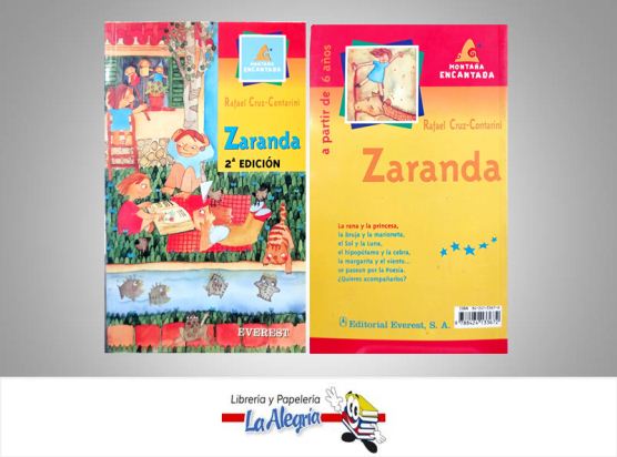 ZARANDA 2a TEMATICA INFANTIL AUTOR RAFAEL CRUZ-CONTARINI EDITORIAL EVEREST