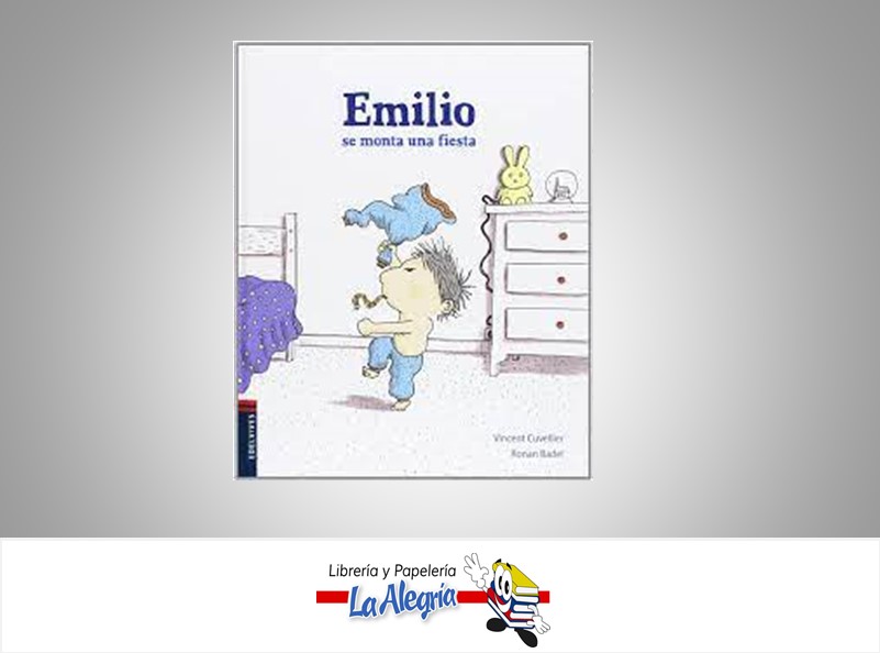 EMILIO MONTA UNA FIESTA    AUTOR VICENT CUVILLER/RONAN BAD EDITORIAL EDELVIVES