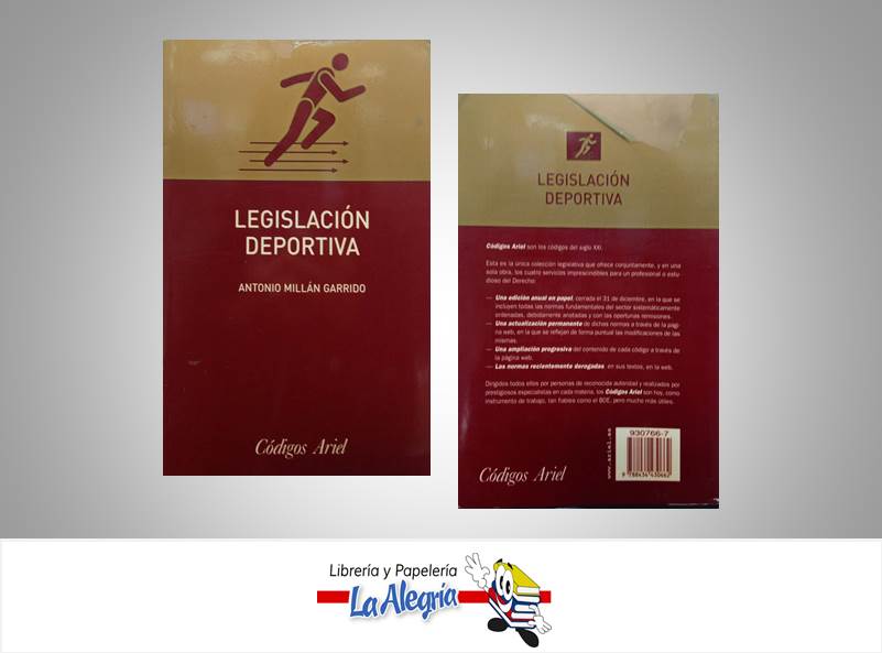 LEGISLACION DEPORTIVA  TEMATICA DERECHO AUTOR MILLAN GARIDO ANTONIO EDITORIAL ARIEL