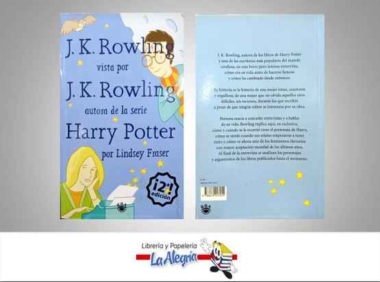 J.K.ROWLING VISITA POR J.KROWLING  TEMATICA DOCUMENTAL AUTOR LINDSEY FRASER EDITORIAL RBA