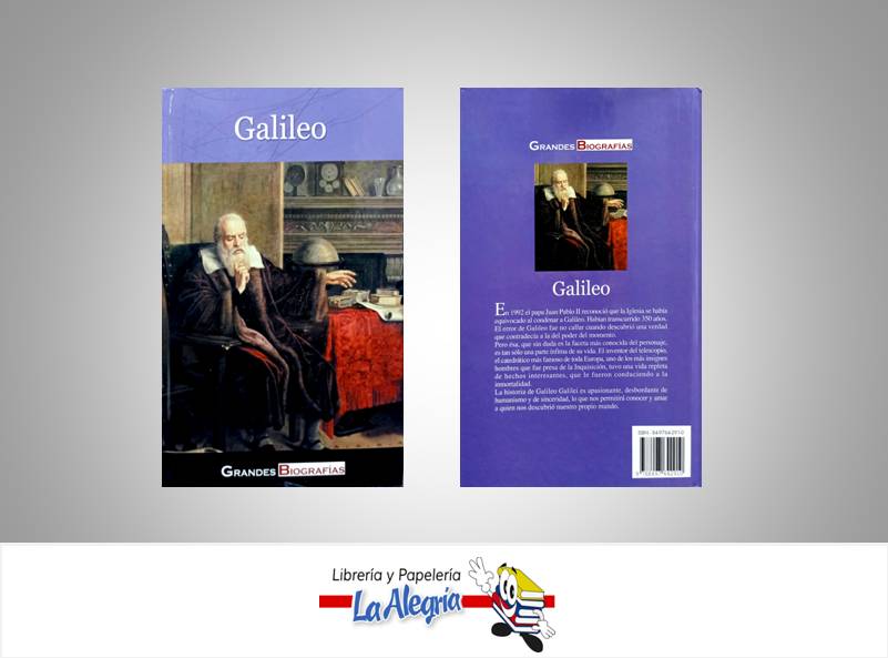 GALILEO  TEMATICA NOVELA HISTORICA   EDITORIAL GRANDES BIOGRAFIAS