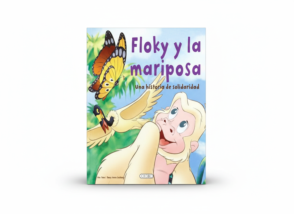 FLOKY Y LA MARIPOSA TEMATICA CUENTO DISTRIBUIDORA BOOK HOME, C.A. AUTOR ADA TUNE/JOSEP M. CARDONA EDITORIAL TODO LIBRO