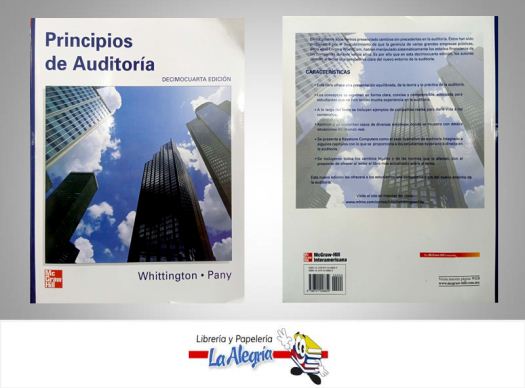 PRINCIPIOS DE AUDITORIA  TEMATICA AUDITORIA AUTOR WHITTINGTON, PANY EDITORIAL MC GRAW-HILL