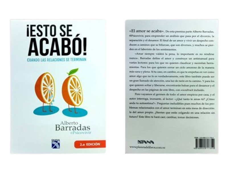 ESTO SE ACABO TEMATICA AUTOAYUDA AUTOR BARRADAS ALBERTO EDITORIAL PLANETA