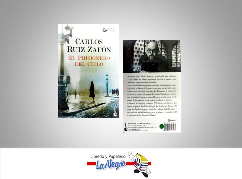 EL PRISIONERO DEL CIELO TEMATICA NOVELA AUTOR RUIZ ZAFON CARLOS EDITORIAL PLANETA