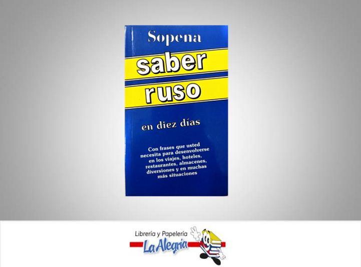 SABER RUSO EN DIEZ DIAS  TEMATICA IDIOMAS   EDITORIAL EDICIONES SOPENA, S.A