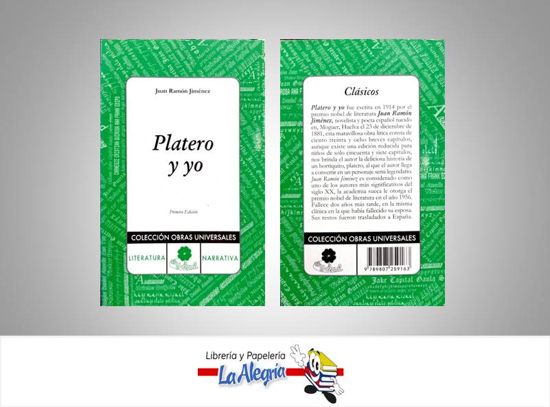 PLATERO Y YO TEMATICA CUENTOS AUTOR JIMENEZ, JUAN MARCA EDITORIAL TREBOL