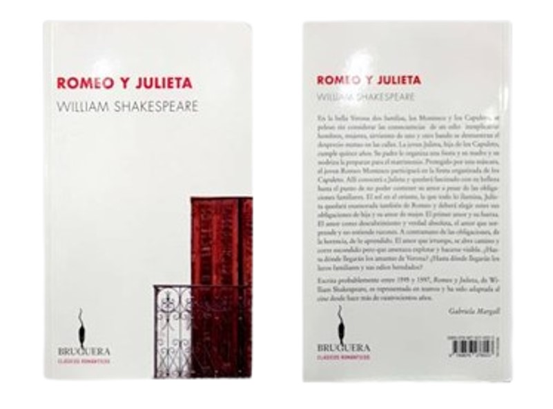 ROMEO Y JULIETA TEMATICA NOVELA AUTOR SHAKESPEARE, WILLIAM EDITORIAL BRUGUERA