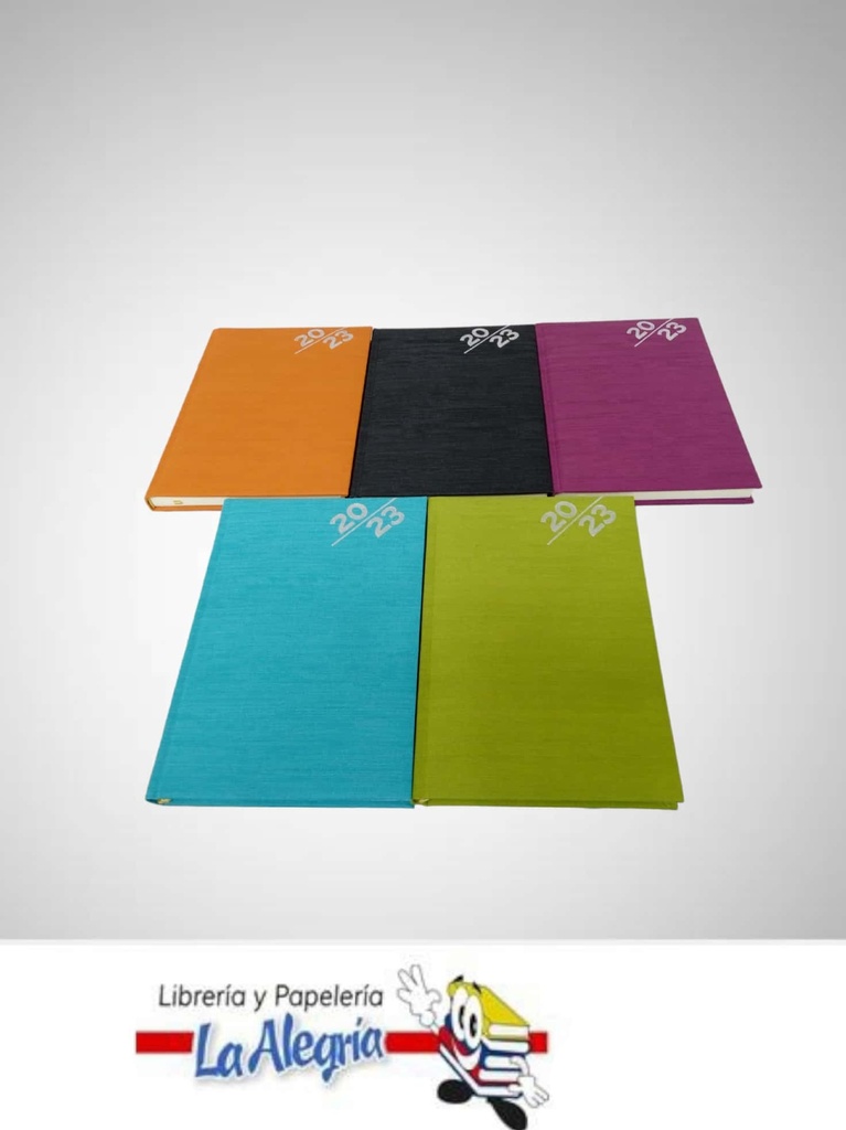 AGENDA 2023 DIARIA ALBORI COLORES VARIAD MARCA ARTESCO   