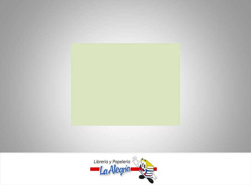 CARTULINA BRISTOL 68X48 CM VERDE CLARO UND 120GR MARCA S/M