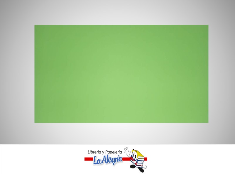 CARTULINA BRISTOL 66X48 CM VERDE MANZANA UND 120GR MARCA S/M