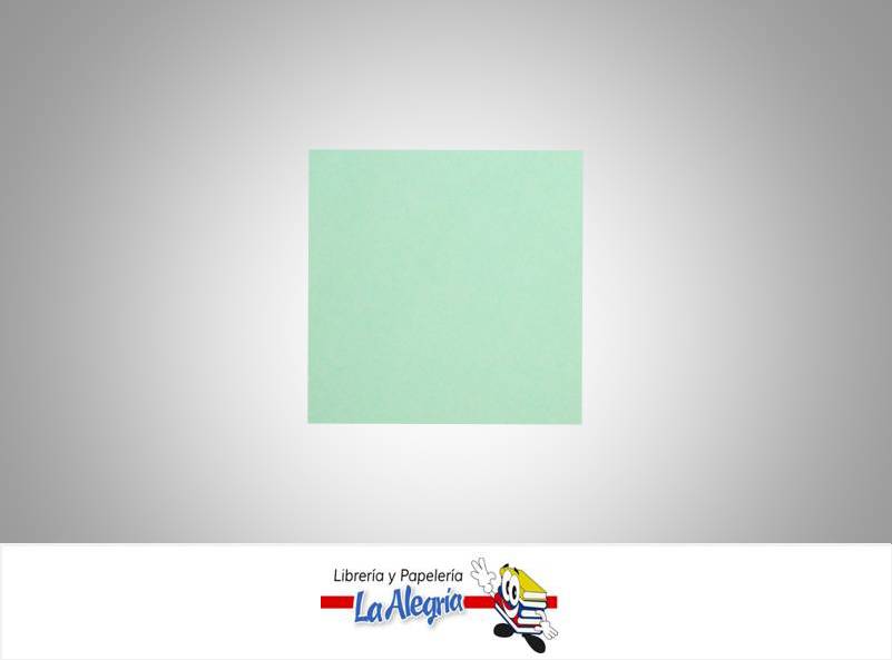 CARTULINA BRISTOL 66X48 CM VERDE MENTA UND 120GR MARCA S/M