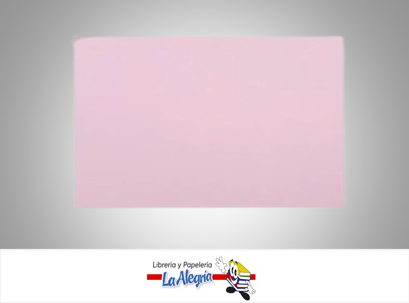 CARTULINA BRISTOL 66X48 CM ROSA PASTEL UND 120GR MARCA S/M