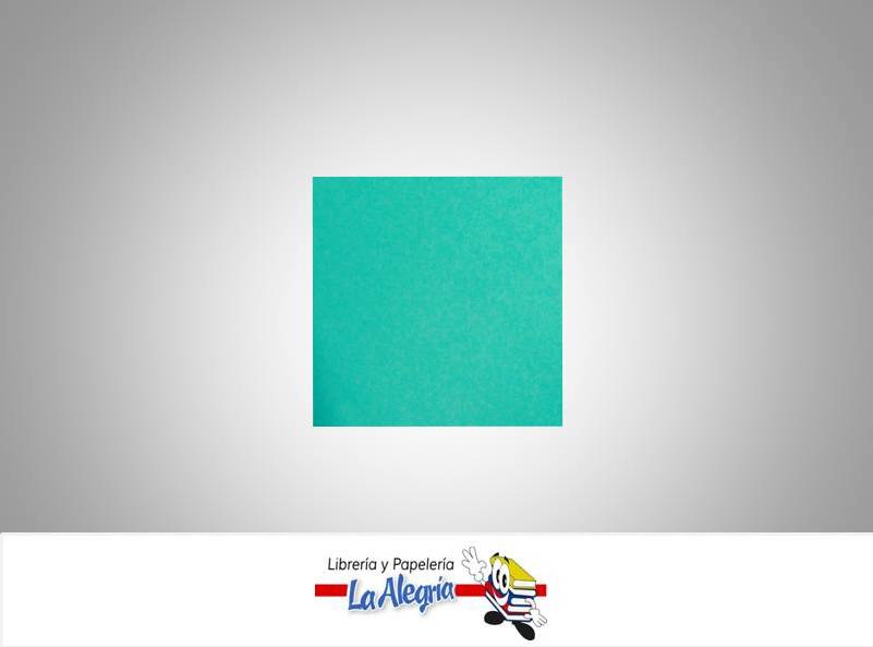 CARTULINA BRISTOL 66X48 CM VERDE TURQUESA UND 120GR MARCA S/M