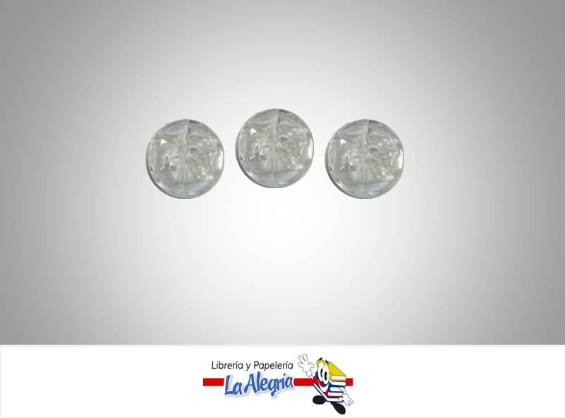 BOTON CRISTAL 15MM DIAMETRO UND MARCA S/M   