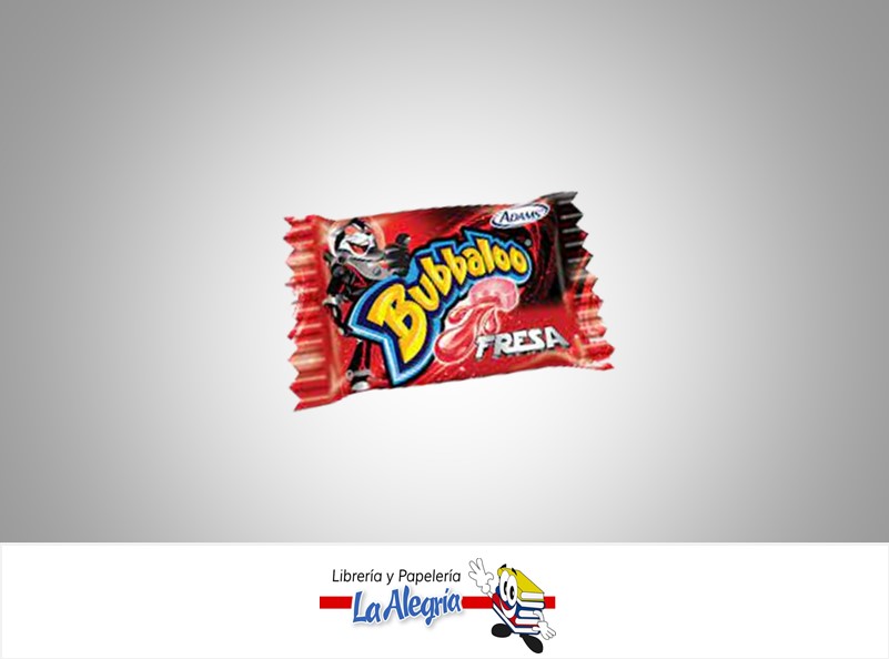 CHICLET BUBBALOO FRESA UND MARCA ADAMS