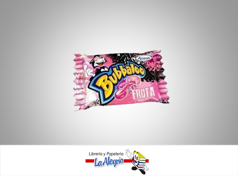 CHICLET BUBBALOO FRUTA UND MARCA ADAMS