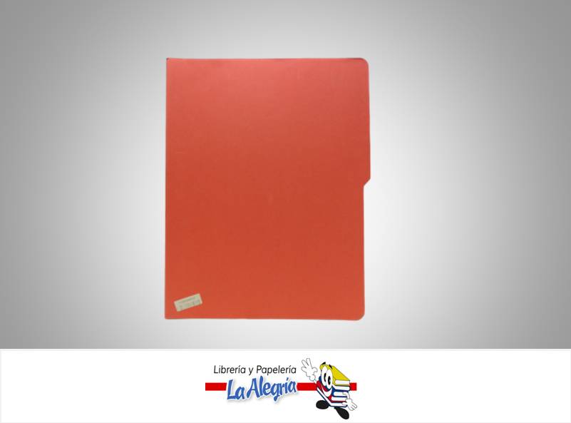 CARPETA MANILA CARTA ROJO LADRILLO UND    