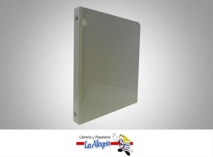 CARPETA 3 AROS 1" CARTA BLANCO MARCA MAYKA   