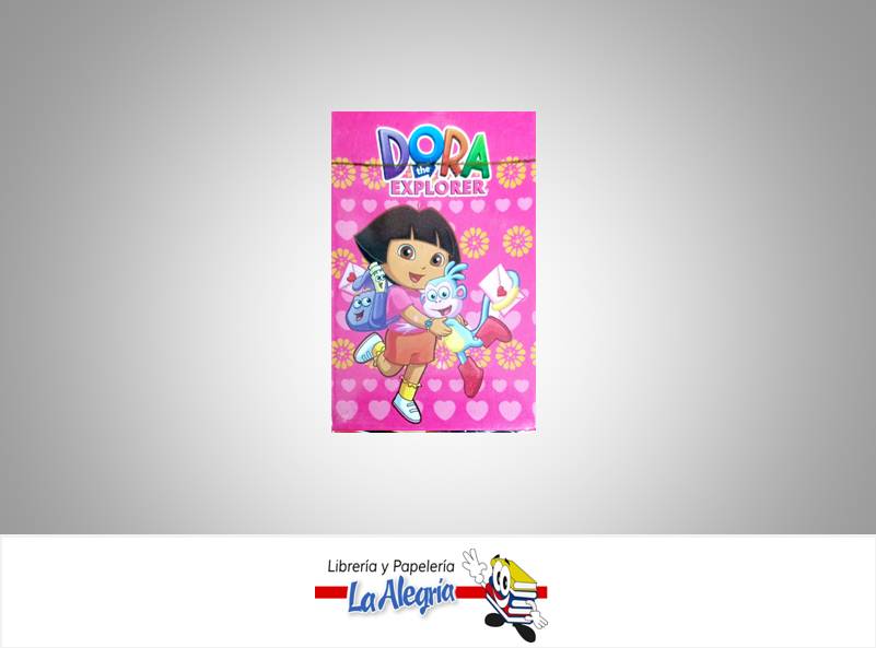 CARTA DE CARTON DORA LA EXPLORADORA UND MARCA S/M   