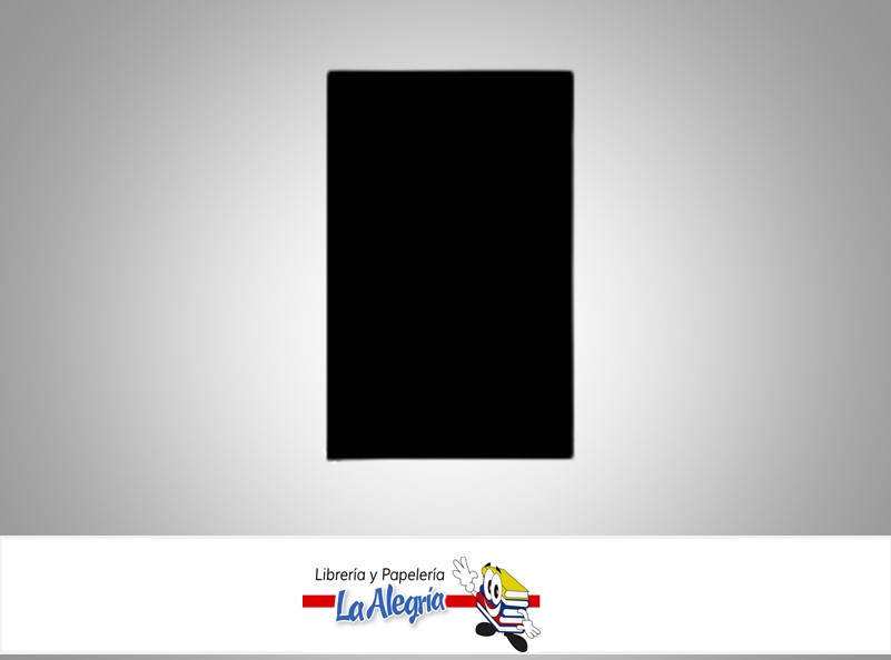 CARTULINA CARTA 160GR NEGRO UND MARCA S/M
