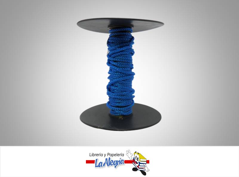 CORDON DE SEDA 3MM AZUL MEDIO XMETRO MARCA S/M   