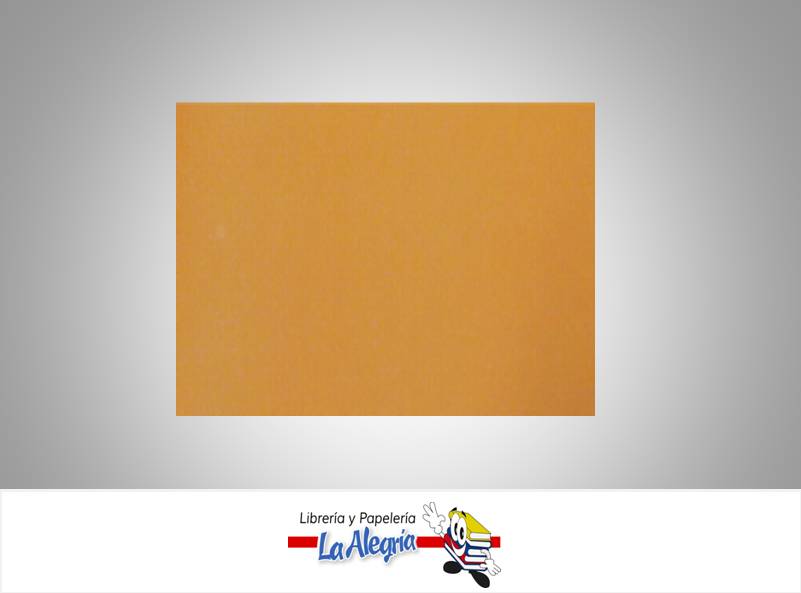 CARTULINA DOBLE FAZ 66X98CM NARANJA C UN MARCA S/M   