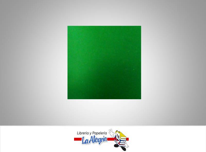 CARTULINA DOBLE FAZ 66X48 CM VERDE UND 273GR MARCA S/M   