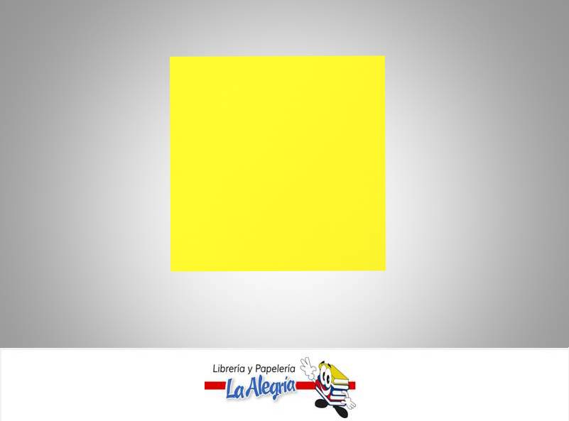 CARTULINA DOBLE FAZ 66X48CM AMARILLO UND 273GR MARCA S/M   