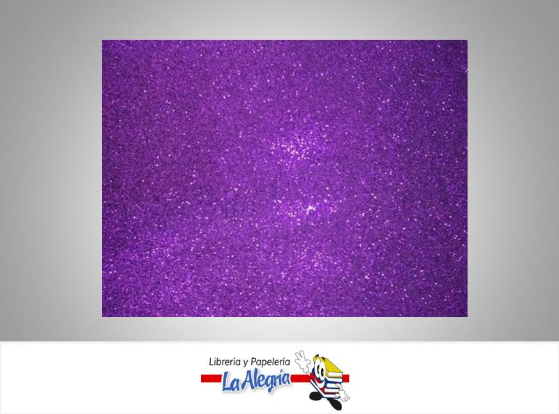 CARTULINA MICRO ESCARCHADA MORADO UND MARCA S/M