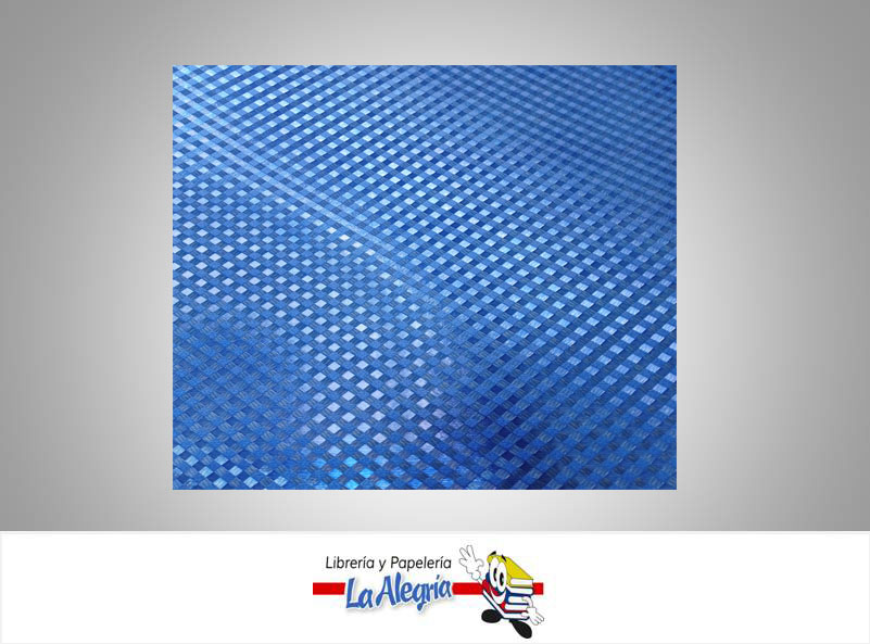 CARTULINA MICRO ESCARCHADA TRAMADO MORA AZUL UND MARCA S/M