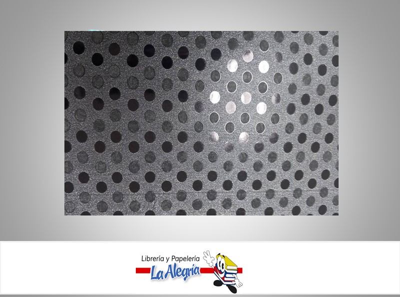 CARTULINA MICRO ESCARCHADA LUNAR NEGRO/GRIS UND MARCA S/M