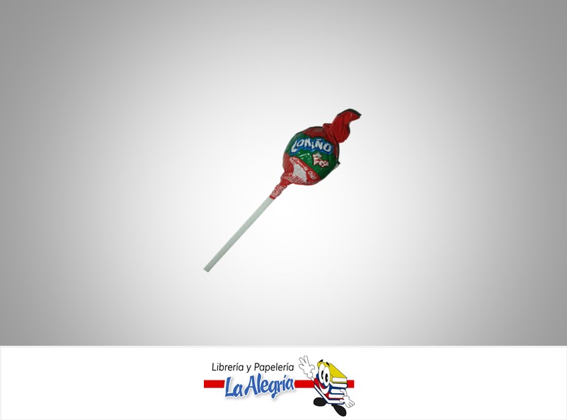 CHUPETA DE FRESA BOMBOM LOKIÑO 19G UND