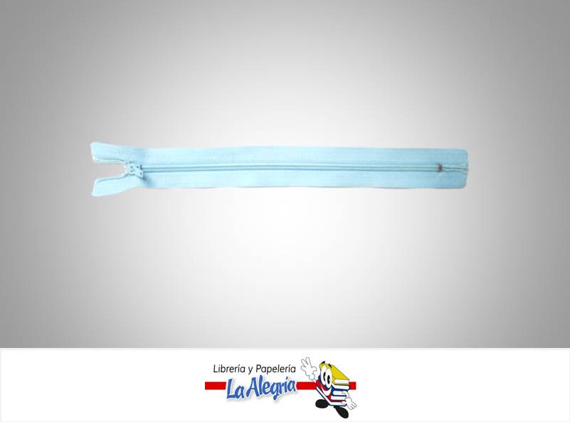CIERREPLASTICO 20 CM AZUL CLARO UND MARCA S/M   