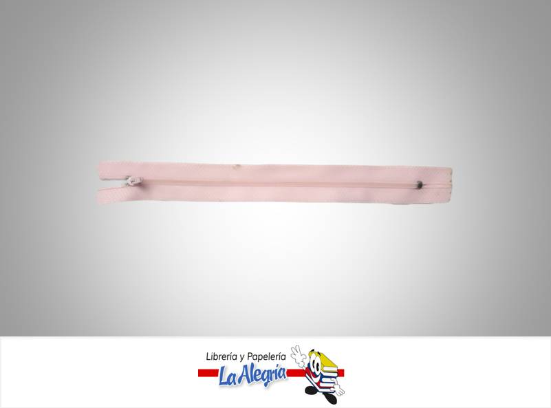 CIERREPLASTICO 20 CM ROSADO CLARO UND MARCA S/M   