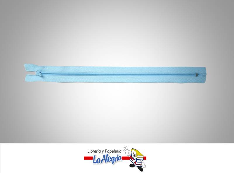CIERREPLASTICO 30 CM AZUL CIELO UND MARCA S/M   