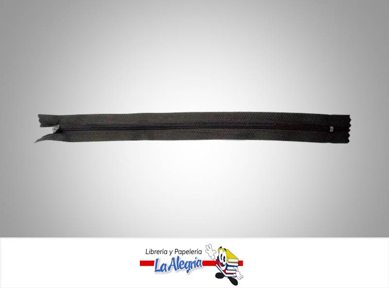 CIERRE PLASTICO 30CM CAFE UND MARCA S/M   