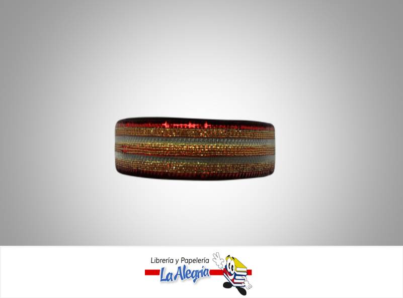 CINTA DECORATIVA MALLA 25MM ROJO XMETRO MARCA DECOR WEB   