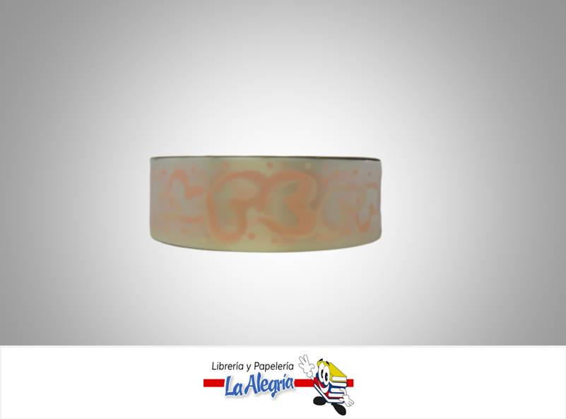 CINTA ESTAMPADA BABY 35MM ROSADO/CORA XM MARCA BOLIS   