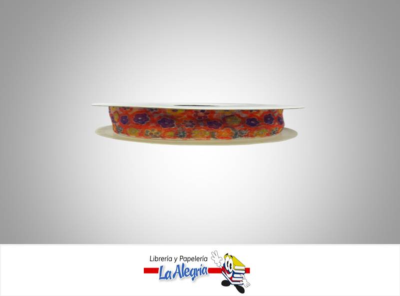 CINTA TULL ESTAMP 9MM FLORES VARIAS XMET MARCA S/M   