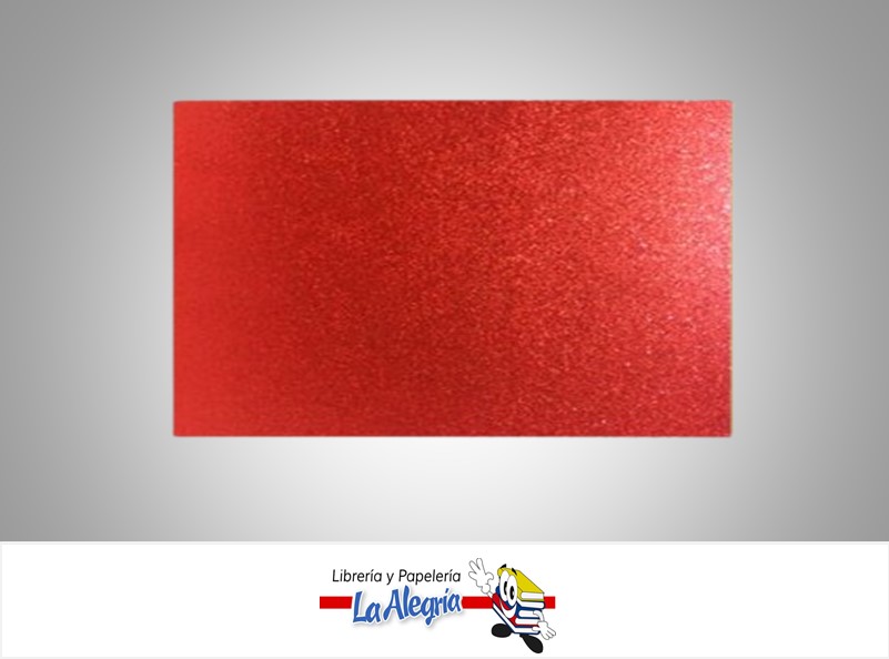 CARTULINA MICRO CRISTAL 50X70CM ROJO MARCA S/M