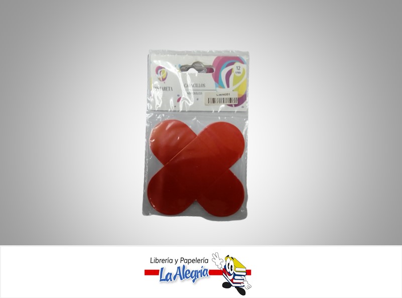 CAPACILLO MINI 4X4 CM 12 PZ ROJO MARCA PINTARETA   