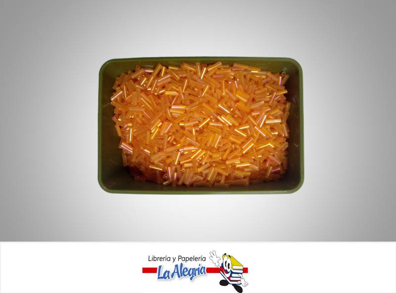 CANUTILLO 06MM NARANJA CLARO P/DEDAL MARCA S/M   