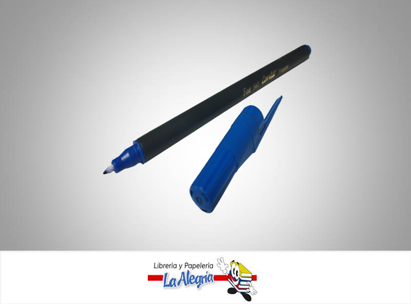 MARCADOR PERMANENTE PTA/FINA580 AZUL UND MARCA CONTE   