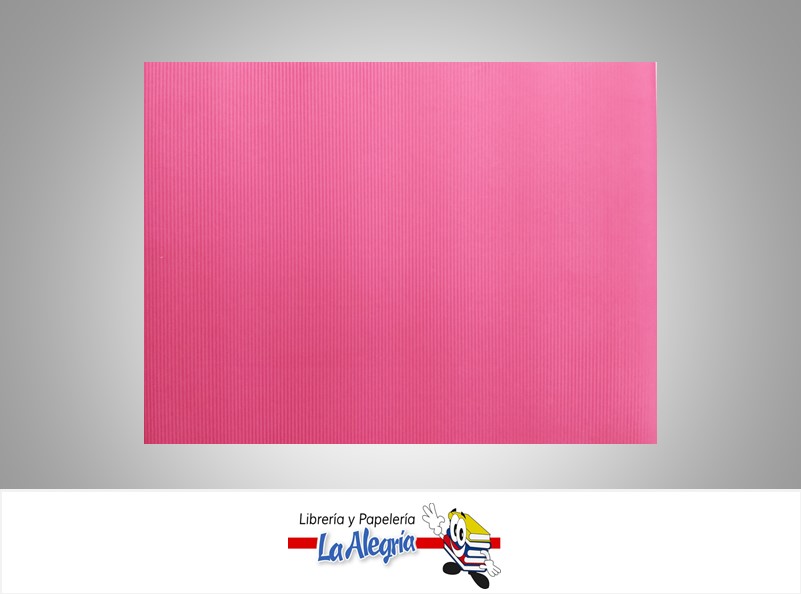 CARTON CORRUGADO 50X70 CM FUCSIA UND MARCA S/M   