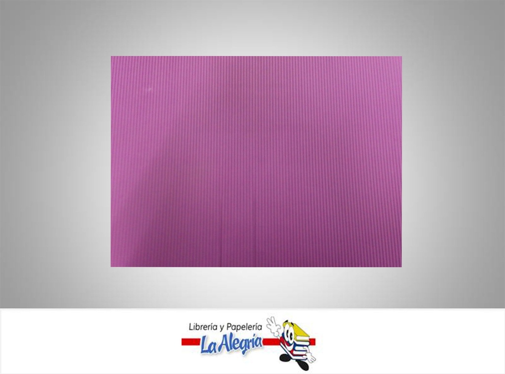 CARTON CORRUGADO 50X70 CM MAGENTA UND MARCA S/M   