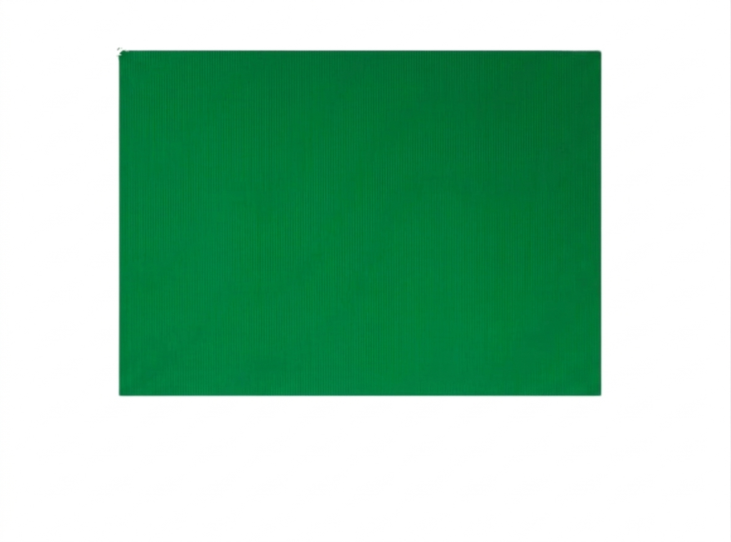 CARTON CORRUGADO 50X70 CM VERDE NAVIDAD UN MARCA S/M