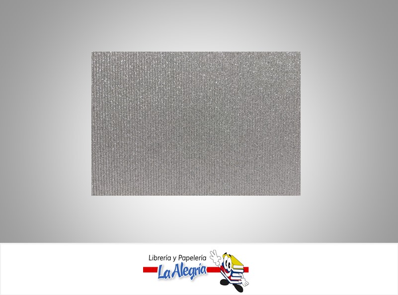 CARTON CORRUGADO CARTA ESCARCHADO PLATA UND MARCA BAMBARY