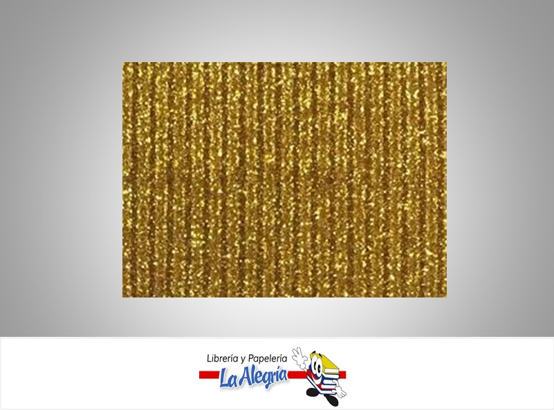 CARTON CORRUGADO ESCARCHADO 50X70 AMARILLO