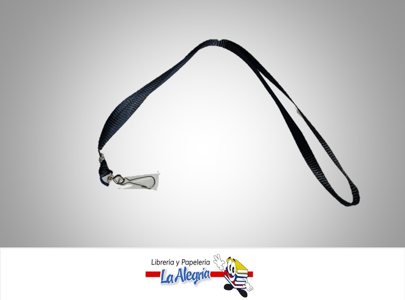 CINTA PORTA CARNET FINA NEGRO UND MARCA POINTER   